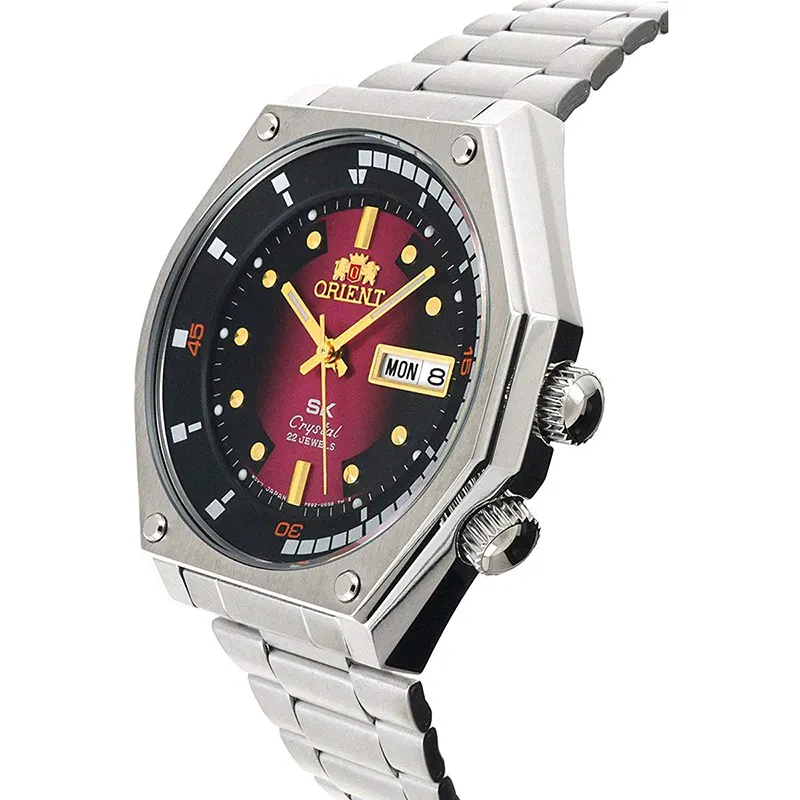 Orient Sports SK Automatic Maroon Dial Men's Watch- RA-AA0B02R